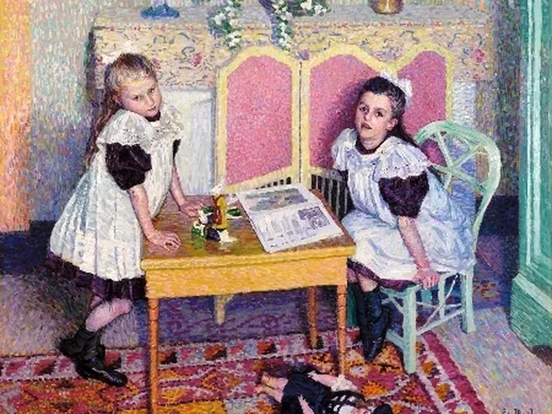 1884-Étienne Morillon - Due sorelline